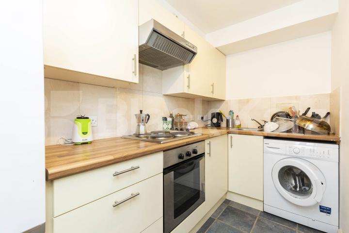 Large self contained studio with separate kitchen  Clarence Mews, Clapton Square